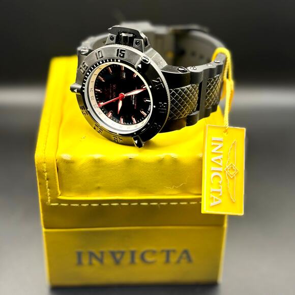 Invicta SubAqua NOMA III 13919 Mens Collector Edition GMT 500M Swiss Made NIBWT - Picture 5 of 17